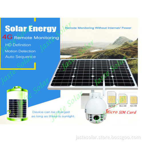 4G Solar Energy Powered CCTV Cameras With Lithium Battery